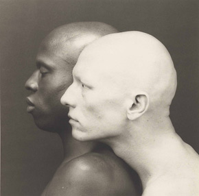 Robert Mapplethorpe, Ken Moody and Robert Sherman (1984). Platinum print. Jointly acquired by the Los Angeles County Museum of Art and The J. Paul Getty Trust. Partial gift of The Robert Mapplethorpe Foundation; partial purchase with funds provided by The J. Paul Getty Trust and the David Geffen Foundation.