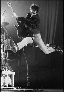 Pete Townsend of The Who, Jumping, UK Tour 1981. © Michael Putland / courtesy Gallery Vassie